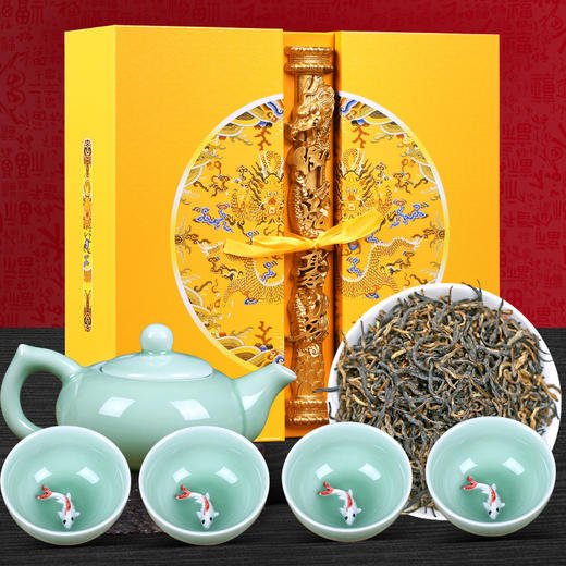 【送茶具】大红袍正山小种金骏眉铁观音龙普洱茶叶小罐红茶饮礼盒装 商品图3