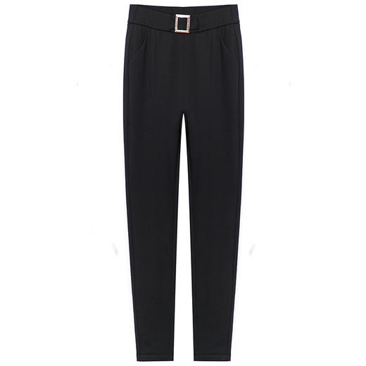 YM-DZ-678秋冬新款加绒棉裤弹力保暖打底裤 商品图4