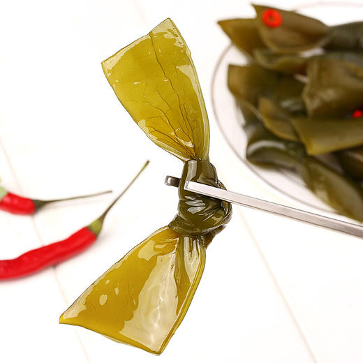 【雷姆洛斯的潮汐幻影】大连酸辣海带结 200g/包 大连海鲜干货 百草味 商品图1