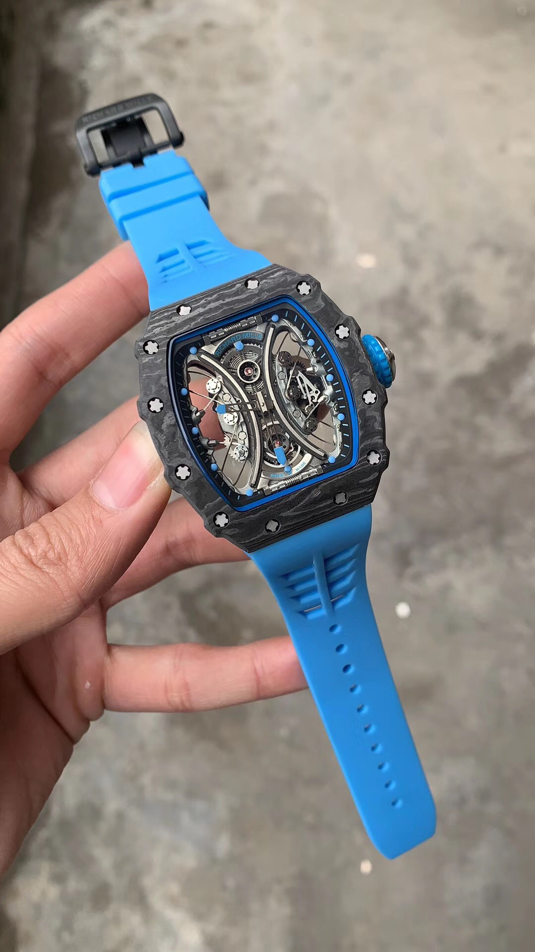 richard mille 理查德·米勒rm53-01 这款腕表充满动感与活力.