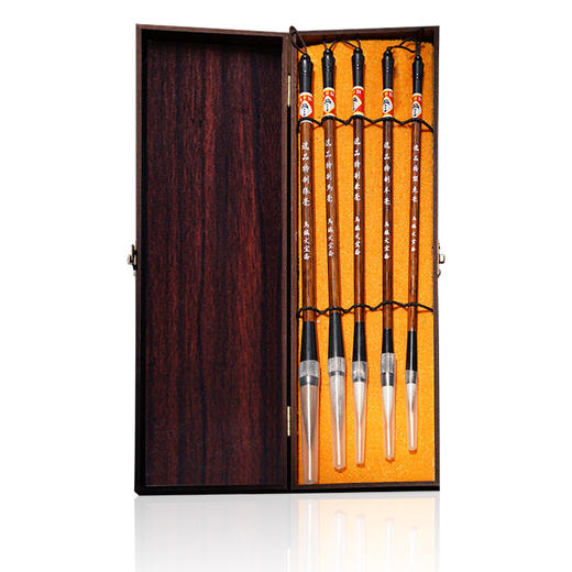 乌镇文宜斋精品羊狼兼毫特制湖笔套装 商品图2