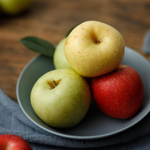 山东三色苹果全红富士黄金富士青森王林45斤