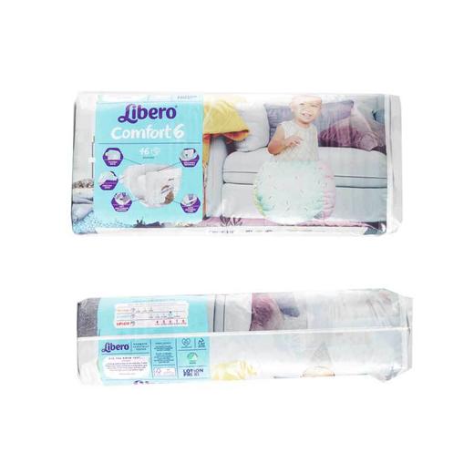 丽贝乐Libero婴儿纸尿裤comfort 6号 13-20公斤宝宝适用 46片/包 （新版本 44片/包）新老版本随机发货 商品图4