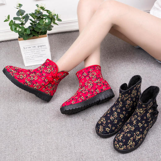 DXYJ-冬季加厚新款老北京布鞋高腰中老年妈妈鞋 商品图2