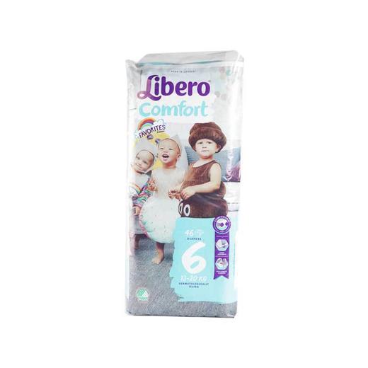 丽贝乐Libero婴儿纸尿裤comfort 6号 13-20公斤宝宝适用 46片/包 （新版本 44片/包）新老版本随机发货 商品图3