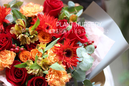 烈焰（红色系混搭花束） 商品图5