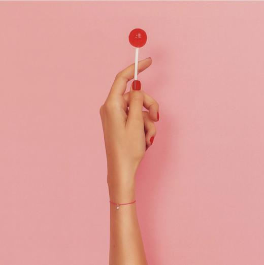 订购6周到｜La Brune et La Blonde-BB-18K金 0.1克拉钻石 手链（红色）［法国设计师］ 商品图2