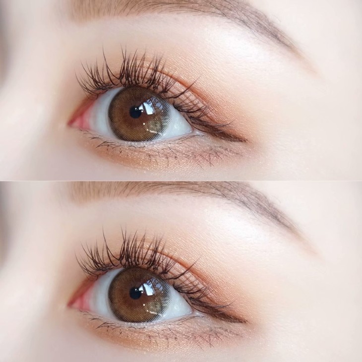 lenssecretxabucon小耀金棕年抛美瞳好好看啊含硅水凝胶142