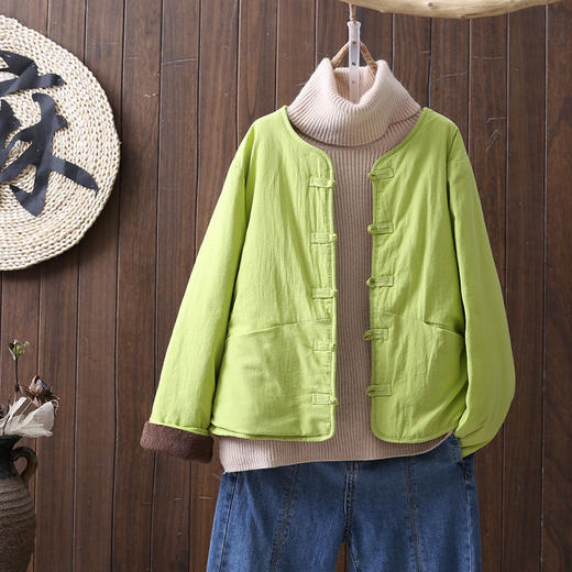 裁缝学苑 AG19女士复古文艺棉服小棉袄宽松11服装裁剪图牛皮纸样 商品图4