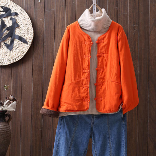 裁缝学苑 AG19女士复古文艺棉服小棉袄宽松11服装裁剪图牛皮纸样 商品图3