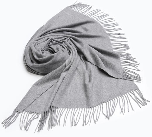 秋冬 水纹羊绒大披肩 SJF92P801N 商品图4