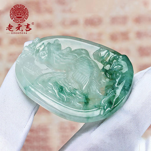 翡翠款【生肖贵人鸡系列】 玉石吊坠 商品图1