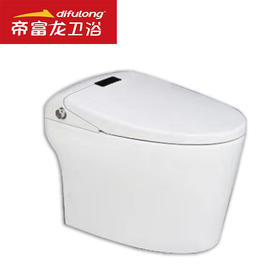 帝富龙 坐便器 8005M-400 无水箱设计 可脚触式