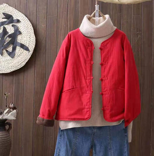 裁缝学苑 AG19女士复古文艺棉服小棉袄宽松11服装裁剪图牛皮纸样 商品图2