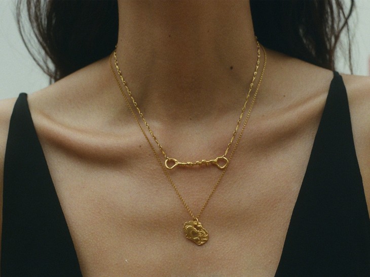 北京仓alighierispectre宁静同款生命权杖项链锁骨链英国设计师