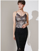 J92G3801A颈袖添香2019新款蕾丝小吊带女士内搭肩带可调打底针织背心J92G3801A 商品缩略图1