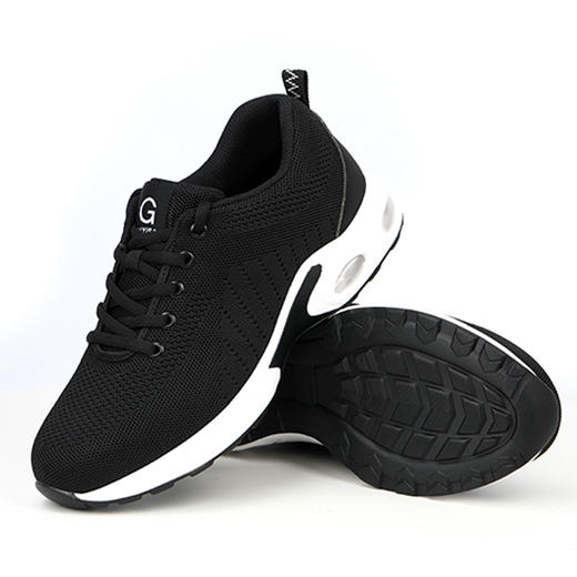 劳保鞋男安全工作鞋防砸防刺穿钢包头防护耐磨轻缓舒适功能鞋 【耐磨缓震气垫款】 商品图3