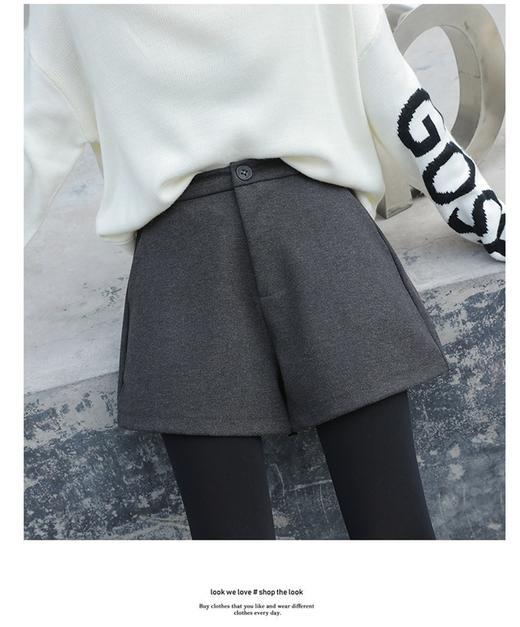 裁缝学苑 AG17女士高腰A字阔腿毛呢短裤11服装裁剪图牛皮纸样 商品图1