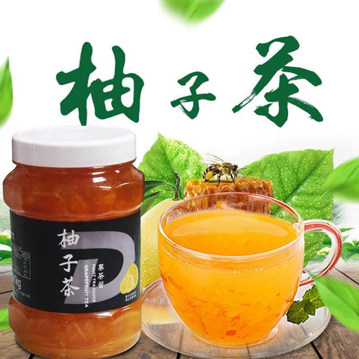 大拇指  韩式柚子 花果茶 （茶浆）1kg*20瓶/件 商品图0