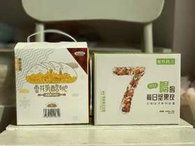 年终大促套雪花乳酪切片列巴30g*7+每日坚果饮250ml*6包