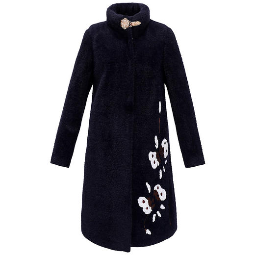 TYK-YJY19Q97冬季新款气质妈妈金貂绒外套 商品图4