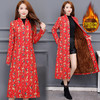 AHM-mmht7618冬季民族风印花加绒加厚复古棉麻棉服外套 商品缩略图2