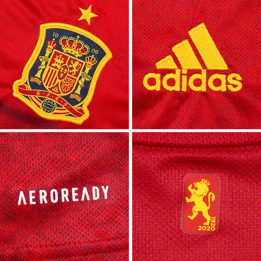 SFS阿迪达斯正品2020欧洲杯西班牙主场球迷版球衣 FR8361 商品图2