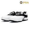 美国PGA 高尔夫球鞋 男士防水鞋子 旋钮伸缩鞋带 防侧滑活动钉 商品缩略图1