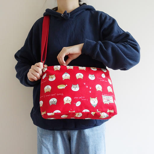 HUJI祤集Sling斜挎包插画小柴头像 商品图5