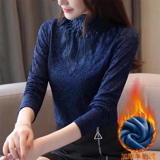 NRJ-8060秋冬新款韩版立领长袖女打底衫 商品图1