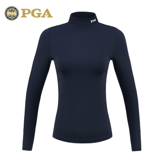 美国PGA 高尔夫打底衫 女士长袖T恤 秋冬保暖 修身版型 高弹面料 商品图3