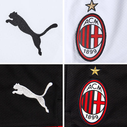 SFS彪马正品19/20赛季AC米兰主场短裤 球迷版比赛短裤755889-02 商品图3