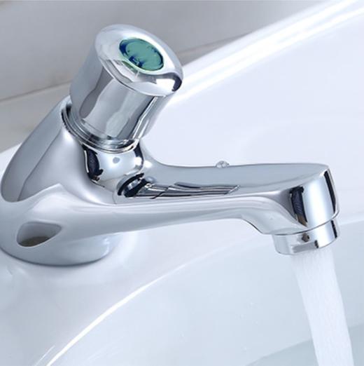 SQ：1602圆肚延时面盆B款(全铜) 商品图0