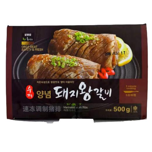 올가푸드 수제양념 돼지왕갈비500g 商品图0