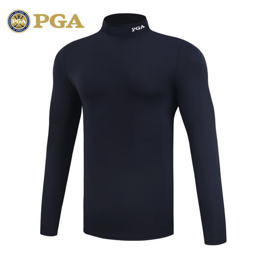 美国PGA 高尔夫打底衫 男士长袖T恤 秋冬保暖 修身版型 高弹面料 商品图0