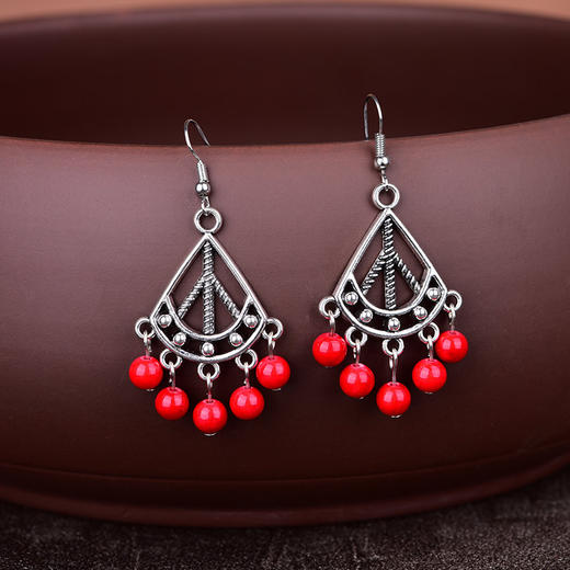 CZYH-287云南民族风复古特色耳坠 商品图0