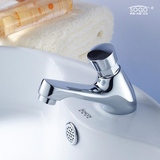 SQ：1602六角平盖延时面盆 商品图0