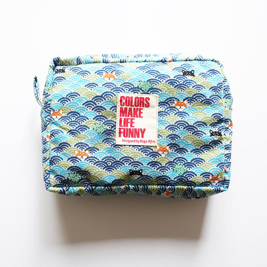 HUGOJIRO化妆包风の花祥云小柴 商品图0