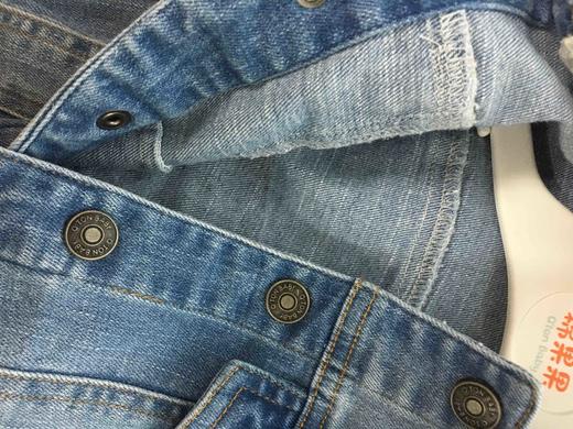 棉果果春秋季男童牛仔对开外套帽子可拆卸 M112100220116 商品图10