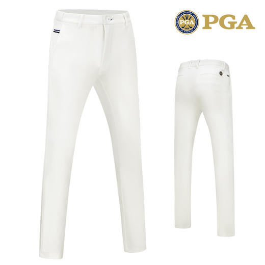 美国PGA 高尔夫裤子 秋冬男士长裤 可伸缩腰部 修身球裤 高弹面料 商品图3