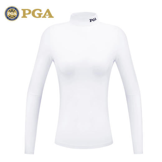 美国PGA 高尔夫打底衫 女士长袖T恤 秋冬保暖 修身版型 高弹面料 商品图2