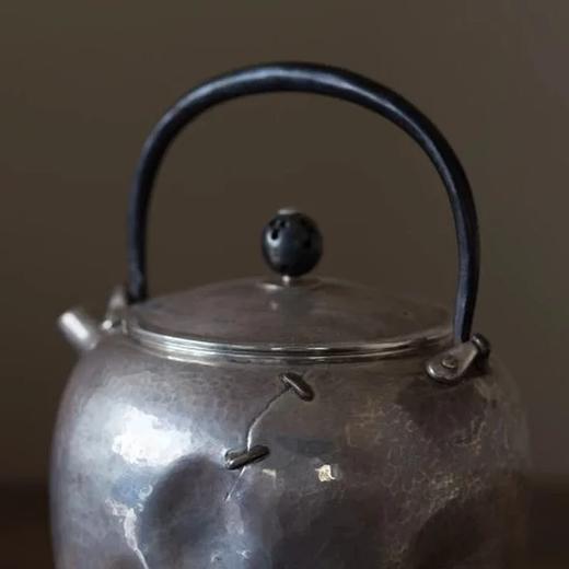 「茶器」银壶 补丁铁把提梁 商品图1