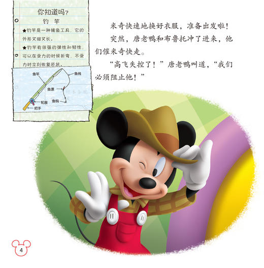 米奇和朋友们 欢乐农场 迪士尼经典电影儿童百科翻翻书 趣味科普故事书 改编自迪斯尼经典电影 游戏益智 商品图3