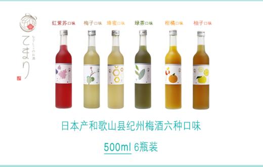 【大和抚子的骄傲】高颜值多口味 日本产和歌山县纪州梅酒六种口味500ml 商品图0