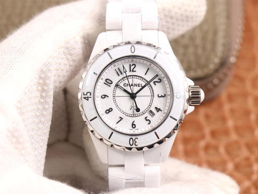 XF香奈儿J12系列H0968重置加强版，33mm直径，原版机芯ETA.956.612芯。石英机芯，女士腕表，陶瓷表带，密底 商品图0