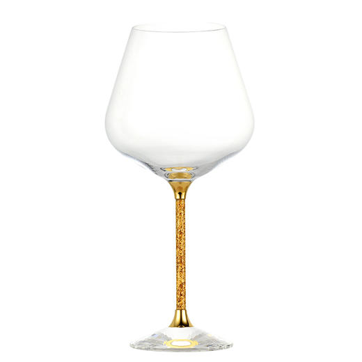 金陵金箔 时尚水晶玻璃红酒杯 商品图3