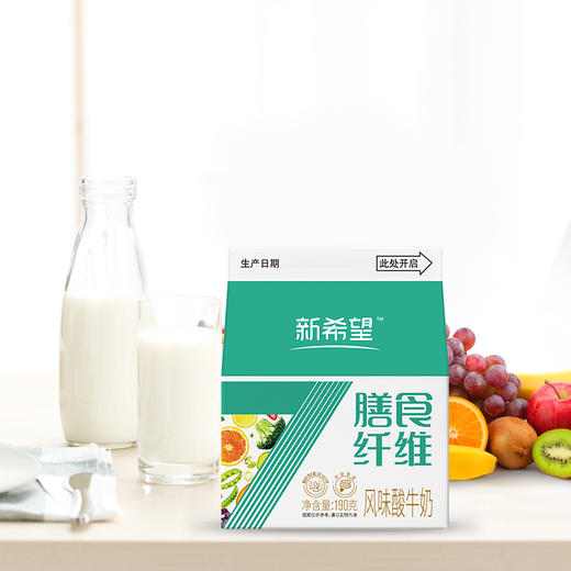 190g屋顶盒膳食纤维风味酸牛奶 商品图1