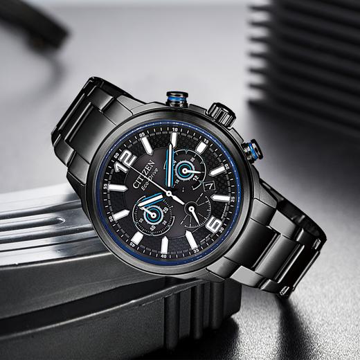 西铁城光动能手表不锈钢覆BIP表带正品防水时尚潮流男表CA4385-80E 商品图2