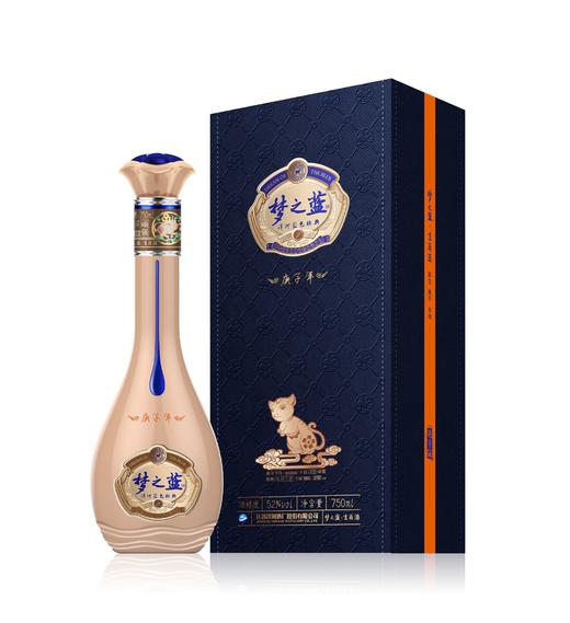 梦之蓝•鼠年生肖酒  52度/750ml 商品图0