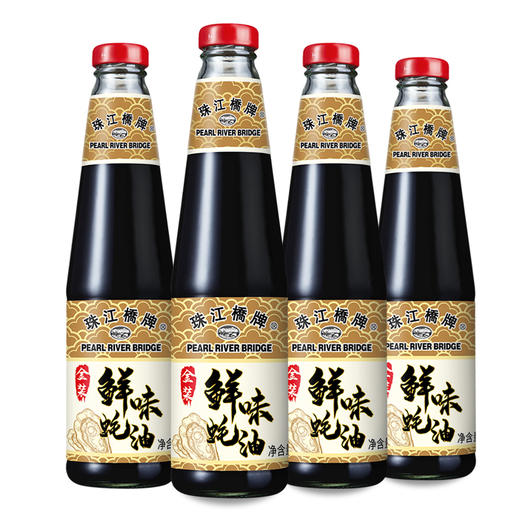 珠江桥牌 金装鲜味蚝油470gX4瓶 商品图4